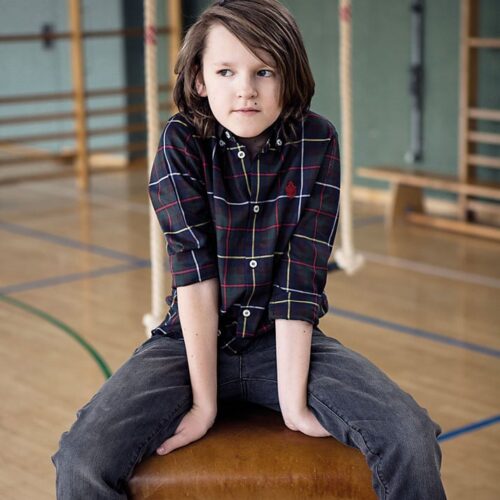 Hemd „Cameron“ in Kärnten Karo Baumwolle Kids Boy