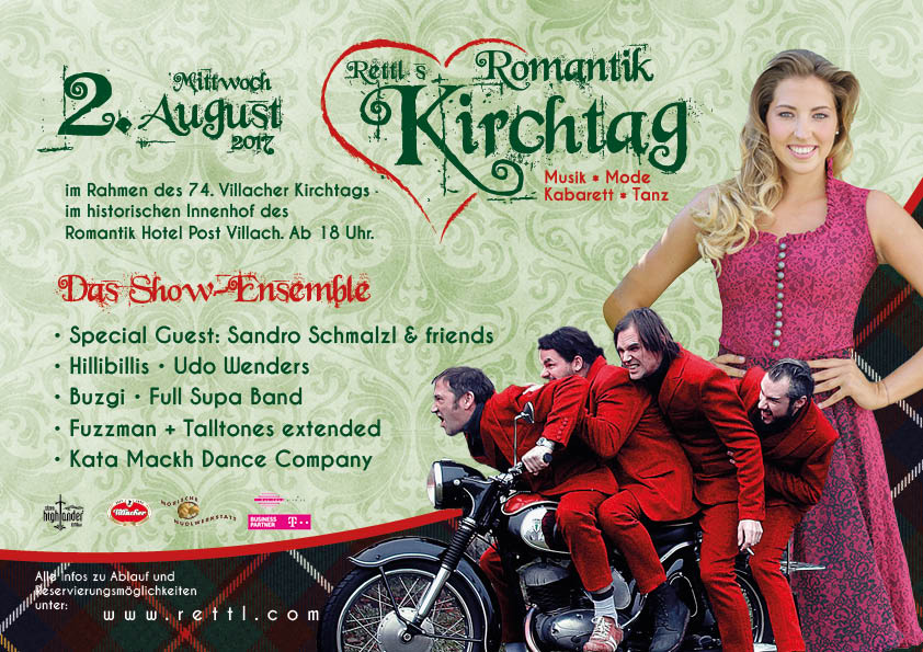 Rettl Romantik Kirchtag 2017 im Innenhof des Villacher Romantik Hotel Post