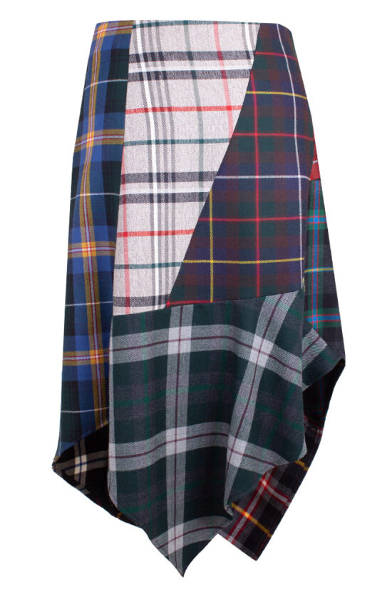 Damen Patchrock Patty hinten