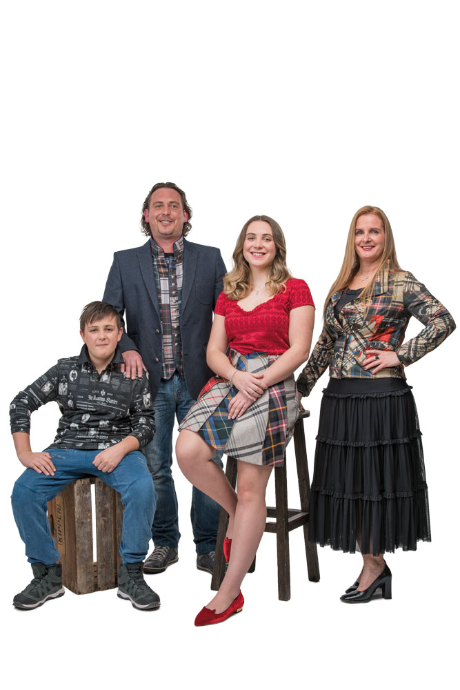 Ben, Alexander, Leonie und Melanie Rabl