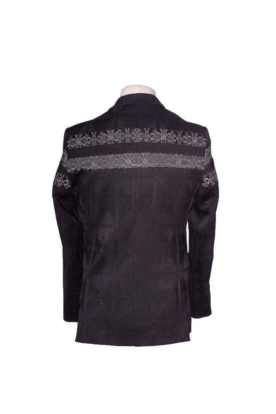 Rettl Herren Sakko Tomes Anniversary schwarz hinten