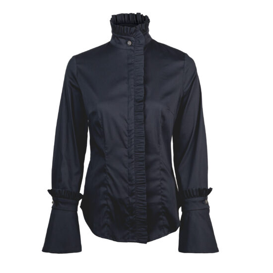 Damen-Bluse-Bravegirl-BW-Stretch-schwarz-vorne-1