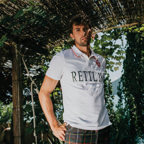 Polo "Richi" Rettl 1868 Herren mit Stick shooting