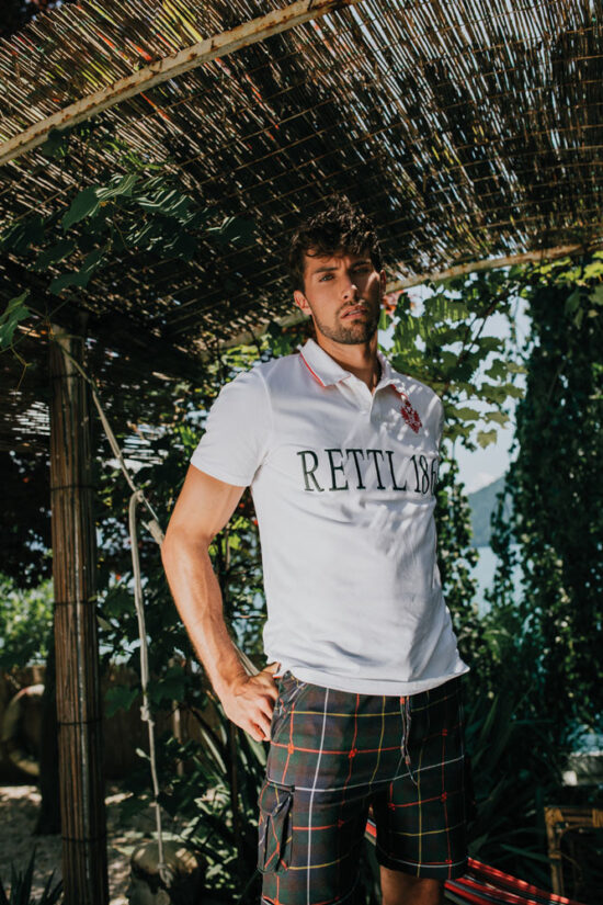 Polo "Richi" Rettl 1868 Herren mit Stick shooting
