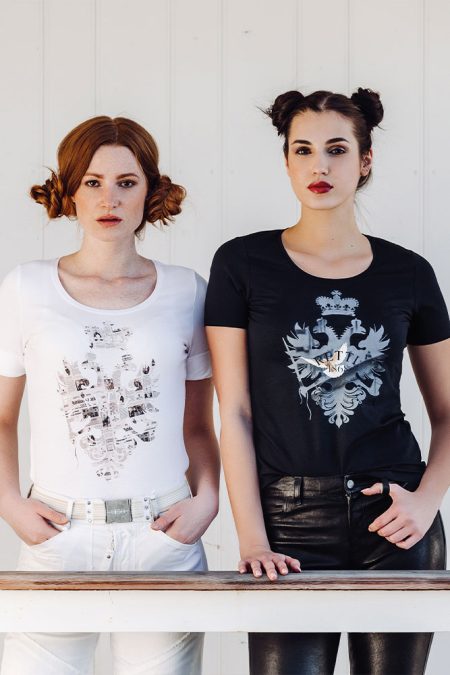 Damen Art-Shirt Print "Freedom" und "History" shooting