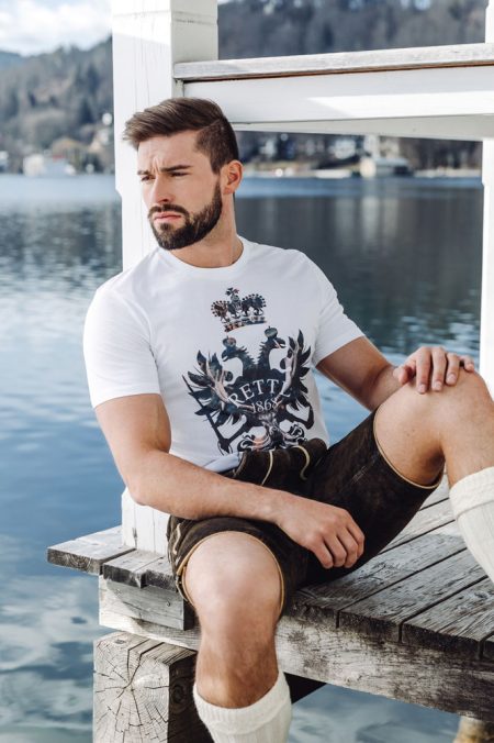 Rettl Art-Shirt "Royal Stag" herren