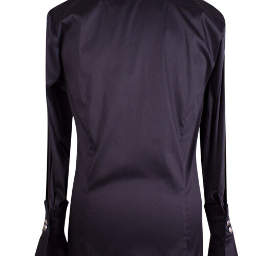 Hemd Braveheart BW Stretch Rettl schwarz hinten