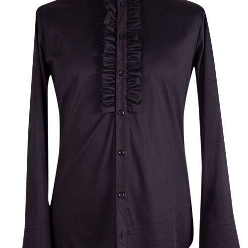 Hemd Charles Rettl 1868 schwarz front