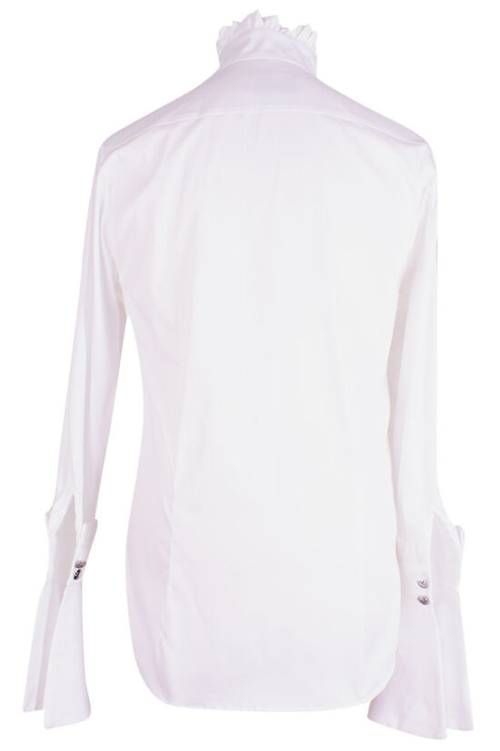 Hemd Braveheart BW Stretch Rettl weiss hinten