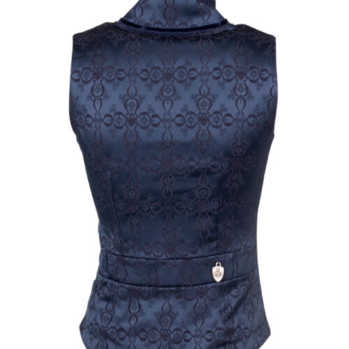 Damen-Gilet-Josefa-Elise-Evening-Triscele-blau-hinten