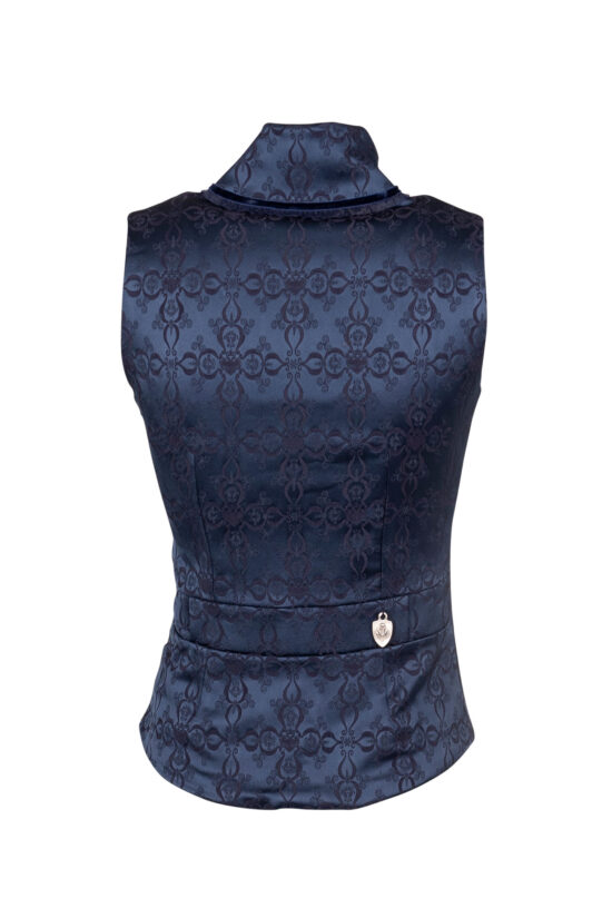 Damen-Gilet-Josefa-Elise-Evening-Triscele-blau-hinten