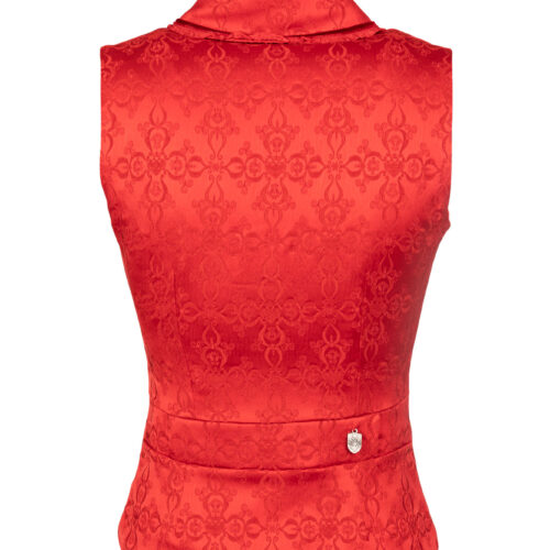 Damen-Gilet-Josefa-Elise-Evening-Triscele-rot-hinten
