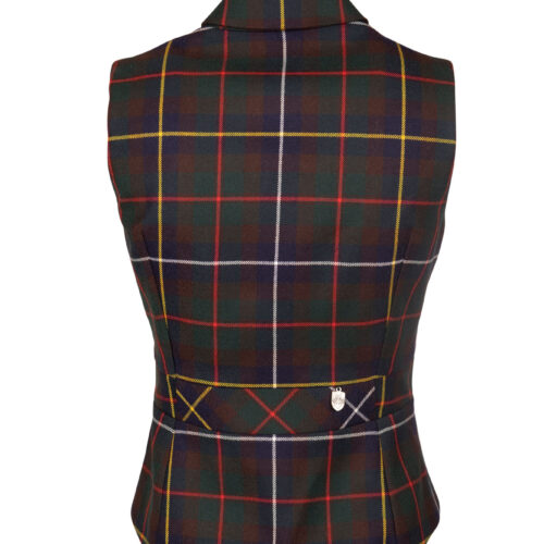 Damen-Gilet-Josefa-Wolle-Kärnten-Karo-hinten
