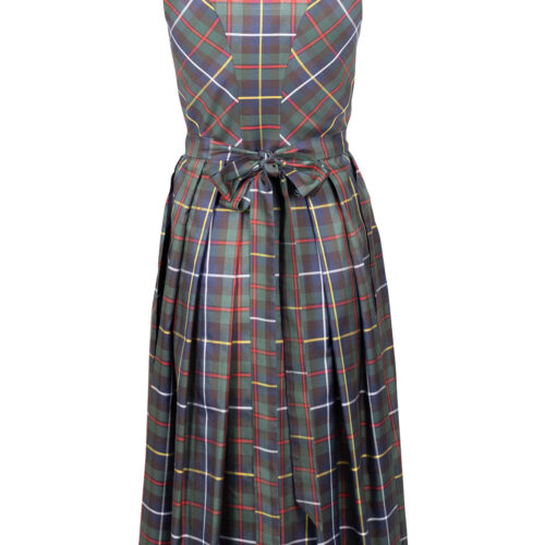 Damen-Dirndl-Melodie-Kärnten-Karo-Seide-hinten
