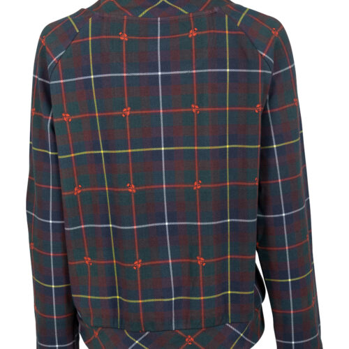 Damen-Sweater-Rosa-Kärnten-Karo-hinten