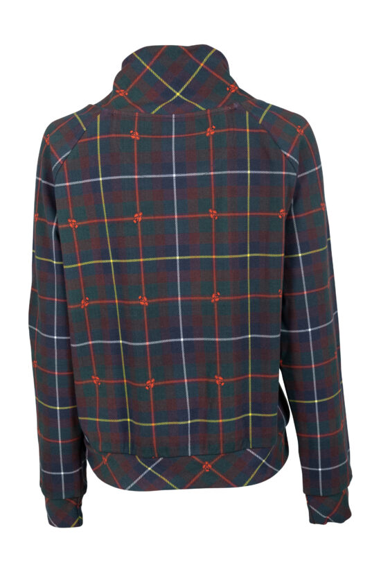 Damen-Sweater-Rosa-Kärnten-Karo-hinten