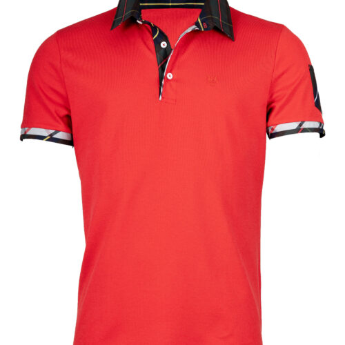 Herren-Polo-Mc-Shirty-Piquet-rot-vorne