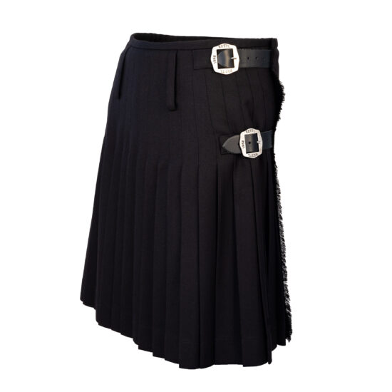 Herren-Kilt-Schwarzberg-Twill-schwarz-seitlich