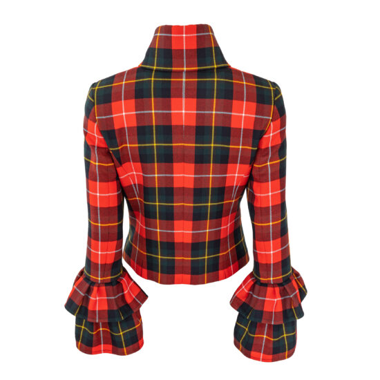 Damen-Jacke-Grazella-Wolle-Tirol-Karo-hinten