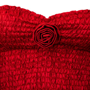 Damen-Kleid-Francy-Triscele-rot-detail-rose