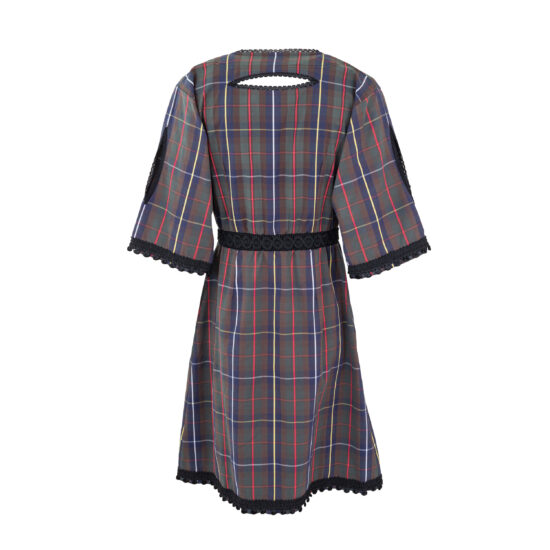 Damen-kleid-Zarina-Kärnten-Karo-hinten