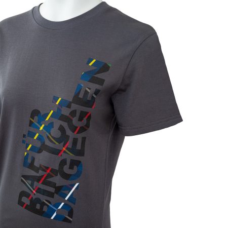 Damen-Art-Shirt-Unisex-Dafür-Dagegen-grau-detail