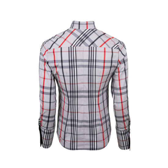 Damen-Bluse-Lissi-langarm-Housecheck-hinten