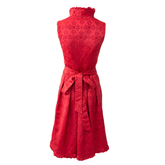 Damen-Dirndl-Elise-Triscele-rot-hinten