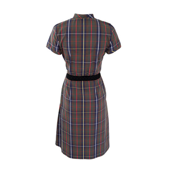 Damen-Kleid-Desna-Kärnten-Karo-Heavy-Sunsoft-hinten