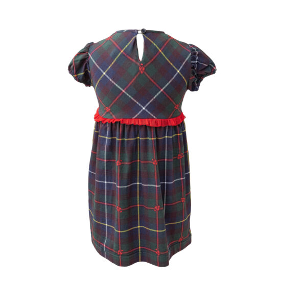 Kinder-Kleid-Tülly-Kärnten-Karo-hinten