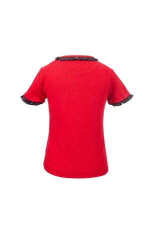 Kinder-Shirt-Ruby-rot-Kärnten-Karo-hinten