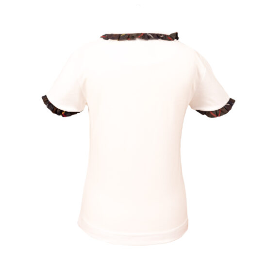 Kinder-Shirt-Ruby-weiß-Kärnten-Karo-hinten