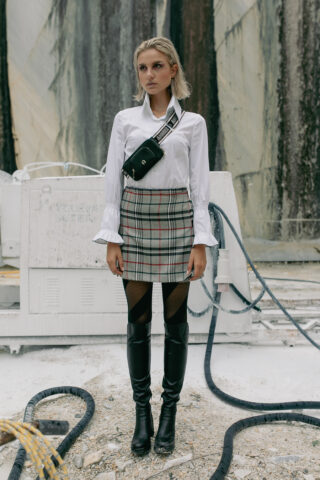 Krastal Shooting Kilt Maria Hipps HousecheckFW22-97