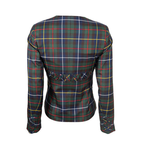 Damen-Jacke-Piper-Kärnten-Karo-Seide-hinten-1