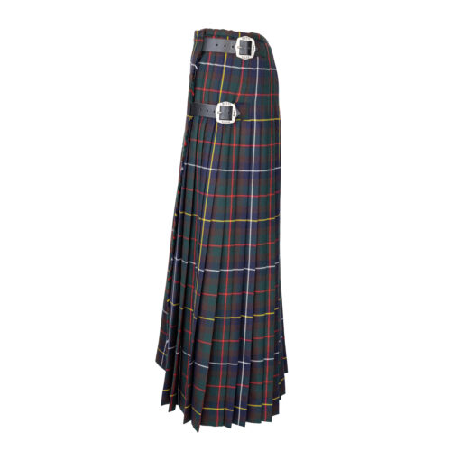Damen-Kilt-Maria-Hipps-lang-Wolle-Kärnten-Karo-seitlich-1