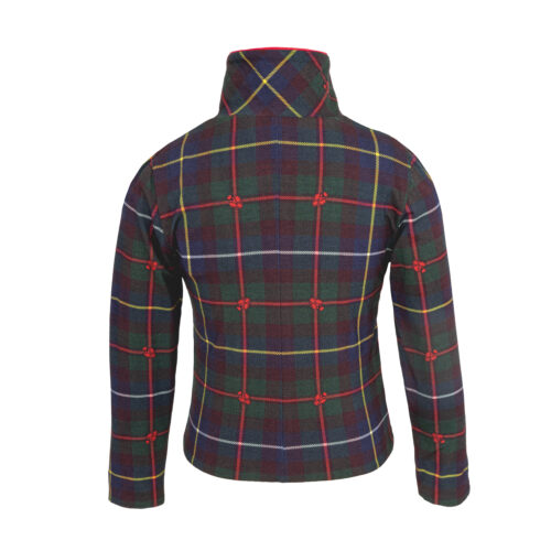 Kinder-Jacke-Inverness-Kärnten-Karo-rot-hinten-1