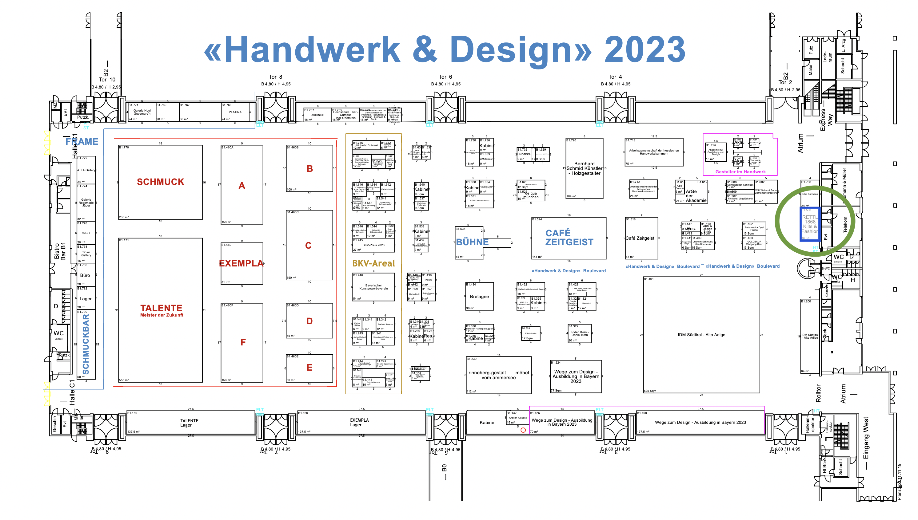 Hallen Plan IHM 2023