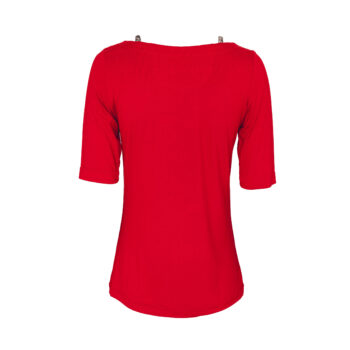 Damen-Shirt-Trixi-rot-Träger-Housecheck-hinten-1jpg
