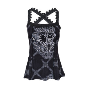 Damen-Top-Fortuna-Viskose-black-Eagle-vorne-1