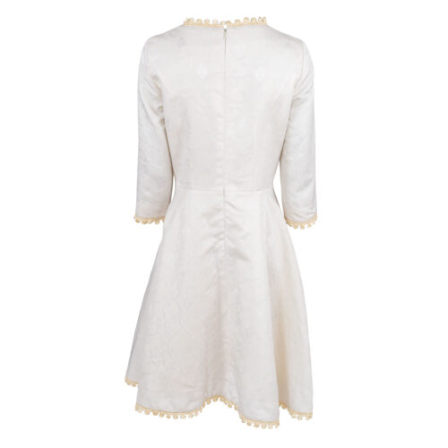 Damen-Kleid-Alison-Rankenseide-creme-hinten-1
