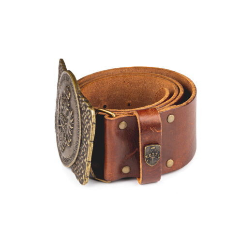 Big-Kilt-Belt-braun-Schnalle-Altmessing-235-1
