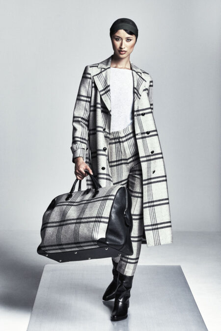 Rettl Tasche und Mantel Karo