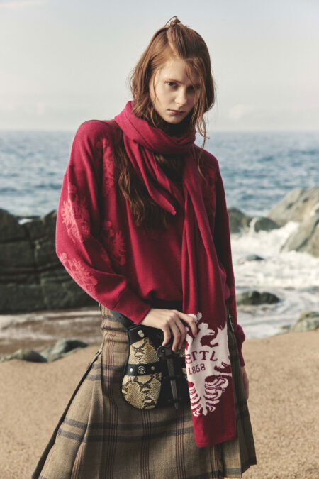 Damen Kaschmir Pullover - Granatspitze