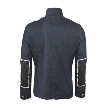 Herren-Sakko-Kerret-29-Black-denim-BW-Housecheck-hinten-1