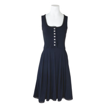 Damen-Dirndl-Wash-and-Wear-Technojersey-schwarz-Spitze-Spider-vorne-1