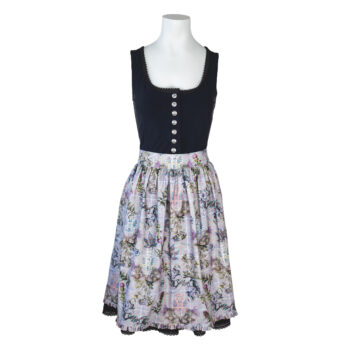 Damen-Dirndl-Wash-and-Wear-Technojersey-schwarz-Spitze-Spider-vorne-Thistle-Damen-Dirndl-Wash-and-Crown-Schürze-1