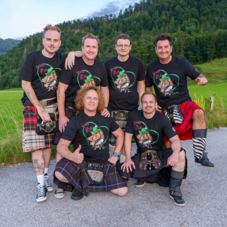 Herren Artshirt - Wild im Kilt