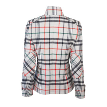 Damen-Biker-Jacke-Baumwolle-Housecheck-hinten-1