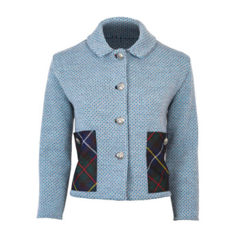 Damen-Jacke-Devi-Wolle-Chess-blau-KK-vorne-1