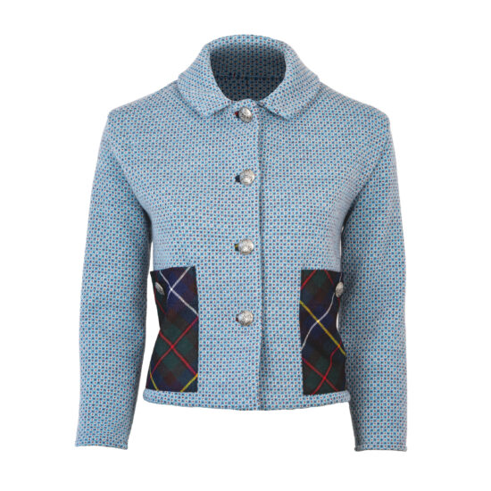 Damen-Jacke-Devi-Wolle-Chess-blau-KK-vorne-1